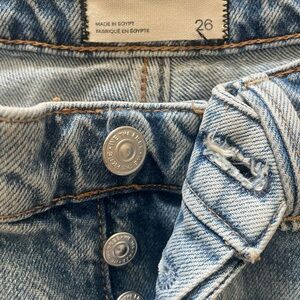 We The Free Light Blue Distressed Jeans